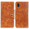 Miniatyrbillede 1 af 2: Alpha Samsung Galaxy Xcover 2 Pro læder flip etui - Brun Brown
