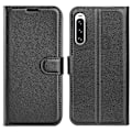 Miniatyrbillede 1 af 2: Klassisk Sony Xperia 10 V Flip Etui - Sort Black