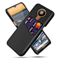 Miniatyrbillede 1 af 2: Bofink Nokia 5.3 Card Cover - Sort Black