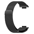 Miniatyrbillede 1 af 2: Huawei Watch Fit 2 milanesisk urrem i rustfrit stål - Sort Black