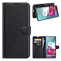 Miniatyrbillede 1 af 2: Classic Motorola Moto G30 / G10 Flip Etui - Sort Black
