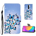 Pikkukuva 1 / 2: Wonderland Xiaomi Redmi 9 Läppäkotelo - Perhonen Group Blue