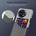 Pikkukuva 4 / 4: Bofink OnePlus 11R / Ace 2 Card Suojakuori - Harmaa Silver grey