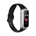 Miniatyrbillede 1 af 2: Samsung Galaxy Fit simpel silikone Urrem - Sort Black