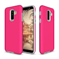 Miniatyrbild 1 av 2: Samsung Galaxy A6 Plus (2018) plast silikon halkfri - Rosenröd Rosa