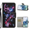 Pikkukuva 1 / 2: Wonderland Samsung Galaxy S21 Plus 5G flip kuoret - Perhonen Multicolor