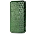Miniatyrbild 2 av 2: Läder Samsung Galaxy M13 5G fodral med romb-design - Grön Grön