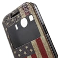 Miniatyrbild 2 av 2: Moberg View Fodral till Samsung Galaxy Ace 4 - Retro USA Flagga multifärg
