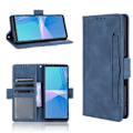Miniatyrbillede 2 af 2: Modern-styled Læder Pung Etui til Sony Xperia 10 Iii - Blå Blue