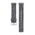 Pikkukuva 1 / 2: Fitbit Sense 2 / Versa 4 nylonkellohihna - Harmaa Silver grey