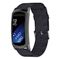 Miniatyrbillede 1 af 2: Samsung Gear Fit2 Pro erstatnings urrem i åndbart canvas - Sort Black
