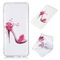 Miniatyrbillede 1 af 2: Samsung Galaxy A70 mønstret cover - blomstrede højhælede sko Pink