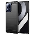 Miniatyrbillede 1 af 2: Carbon Flex Etui Xiaomi 13 Lite - Sort Black