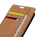 Miniatyrbillede 2 af 2: iPhone XS mønstret læder flip cover - Ahornblade Og Eiffeltårnet Multicolor