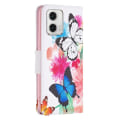 Pikkukuva 4 / 4: Wonderland Motorola Moto G73 Läppäkotelo - Two Butterflies Multicolor
