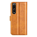 Pikkukuva 2 / 2: Sony Xperia 1 IV nahkainen lompakokkotelo - Keltainen Yellow