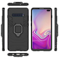 Miniatyrbillede 2 af 2: Samsung Galaxy S10 Plus kickstand hybrid etui - Sort Black
