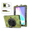 Miniatyrbild 1 av 2: Samsung Galaxy Tab Active Pro / Active4 Pro X-format silikonfodral med rem - Kamouflage Grön