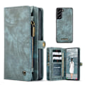 Miniatyrbillede 1 af 2: CaseMe Samsung Galaxy S21 FE Zipper Wallet - Blå Blue