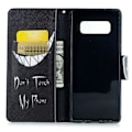 Miniatyrbild 2 av 2: Samsung Galaxy Note 8 Fodral med snyggt motiv - Dont touch multifärg