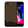 Pikkukuva 1 / 2: NXE iPhone 7 Plus ja 8 Plus hiilikuitutekstuurinen suojakuori - Ruskea Brown