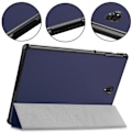 Pikkukuva 2 / 2: Samsung Galaxy Tab S4 Taivutettava Synteetti Nahkainen Tabletin Suojakuori -Tumman Sininen Blue