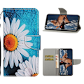Miniatyrbillede 1 af 2: Wonderland iPhone 12 Pro / iPhone 12 flip etui - Marguerit White