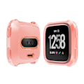 Miniatyrbild 1 av 2: Fitbit Versa skyddande skal träningsklocka i TPU - Rosa Rosa