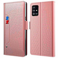 Pikkukuva 1 / 2: Phone Suojakotelo With Make-up Mirror And Slick Design For Samsung Galaxy A71 5G - Ruusukulta Pink