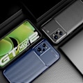 Pikkukuva 2 / 2: Carbon Shield Realme Gt Neo 3t / Gt Neo2 / Gt2 Suojakotelo - Sininen Blue