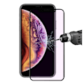 Pikkukuva 1 / 2: iPhone Xr HAT PRINCE hiilikuitu ja karkaistu lasi näyttö suojakalvo - Transparentti Transparent