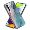 Miniatyrbillede 1 af 3: Marble Samsung Galaxy A54 Etui - Rose / Blå Marmor Blue