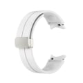Pikkukuva 2 / 5: Samsung Galaxy Watch 5 / 5 Pro / 4 / 3 silikoninen ranneke - Valkoinen White