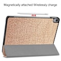 Miniatyrbillede 2 af 2: iPad Pro 11" (2018) tre-folds smart læder etui - Guld Gold