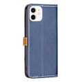 Pikkukuva 2 / 2: BINFEN kaksivärinen nahkakotelo iPhone 12 Mini - Sininen Blue