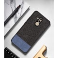 Pikkukuva 2 / 2: Huawei Mate 20 Lite kankainen tekstuurikotelo - Musta / Sininen Multicolor