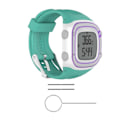 Miniatyrbillede 1 af 2: Garmin Forerunner 10 blød erstatnings sports urrem i silikone - Grøn Green