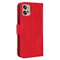 Miniatyrbillede 2 af 2: Stilfuldt Læder Etui med Pung til Motorola Moto G32 - Rød Red