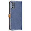 Pikkukuva 2 / 2: BINFEN kaksivärinen nahkakotelo Motorola Moto G62 5G - Sininen Blue