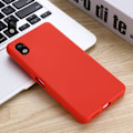 Pikkukuva 2 / 2: Matta nestesilikoninen kuori Sony Xperia Ace III - Punainen Red