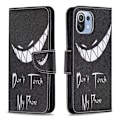 Miniatyrbillede 1 af 2: Wonderland Xiaomi 11 Lite 5g Ne / Mi 11 Lite 5g / 11 Lite Flip Etui - Don't Touch My Phone Black