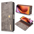 Miniatyrbillede 1 af 2: DG.MING OnePlus 8 Pro 2-in-1 Wallet Etui - Grå Silver grey