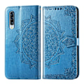 Miniatyrbillede 1 af 2: Mandala Samsung Galaxy A50 Flip etui - Blå Blue