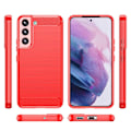 Pikkukuva 2 / 6: Carbon Flex Suojakotelo Samsung Galaxy S23 Plus - Punainen Red