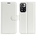 Miniatyrbillede 1 af 2: Klassisk Xiaomi Redmi Note 11 Pro Plus 5G flip etui - Hvid White