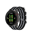 Miniatyrbild 1 av 2: Garmin Forerunner 255 klockarmband i nylon - Svart / Grå / Svart / Grå / Svart Svart