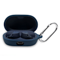 Miniatyrbillede 1 af 2: Jabra Elite 7 Active silikoneetui med nøglering - Midnatsblå Blue