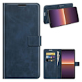 Miniatyrbillede 1 af 2: Wallet-style Læder Etui til Sony Xperia 1 Iii - Blå Blue