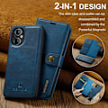 Miniatyrbillede 2 af 2: DG.Ming OnePlus Nord N20 5G 2-in-1 Pung Etui - Blå Blue