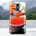 Miniatyrbillede 2 af 2: LG K10 2017 softlyfit præget TPU-etui - Frugtperler Orange